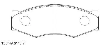 Brake Pad Set, disc brake (KD1748)
