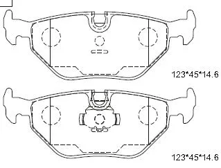 Brake Pad Set, disc brake (KD6737MF)