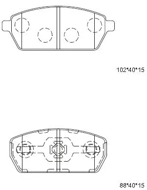Brake Pad Set, disc brake (KD3311)