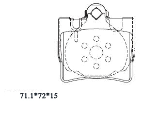 Brake Pad Set, disc brake (KD7739)