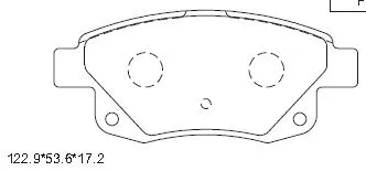 Brake Pad Set, disc brake (KD6789)