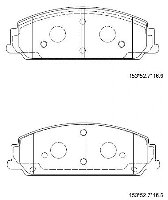 Brake Pad Set, disc brake (KD6779)