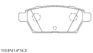 Brake Pad Set, disc brake (KD3756)