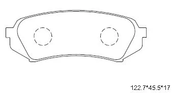 Brake Pad Set, disc brake (KD2755)