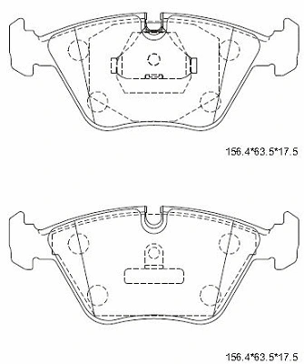 Brake Pad Set, disc brake (KD7717F)