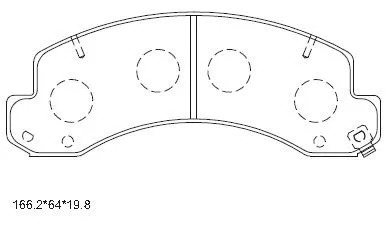 Brake Pad Set, disc brake (KD2441)