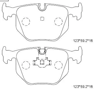 Brake Pad Set, disc brake (KD7733F)