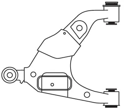 Control/Trailing Arm, wheel suspension (F3172)
