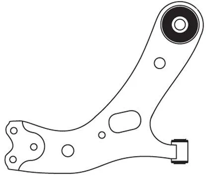Control/Trailing Arm, wheel suspension (F4210)