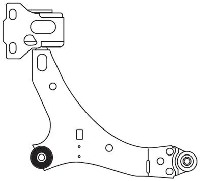 Control/Trailing Arm, wheel suspension (F4228)