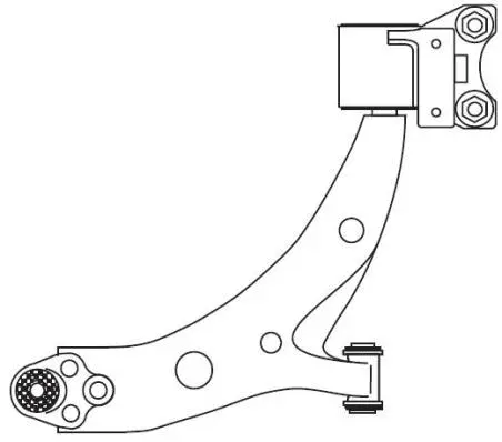 Control/Trailing Arm, wheel suspension (F4627)