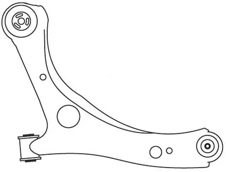 Control/Trailing Arm, wheel suspension (F3924)