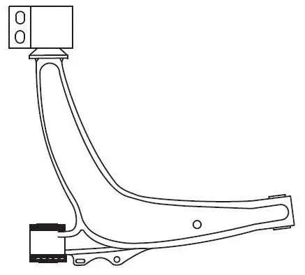 Control/Trailing Arm, wheel suspension (F4445)