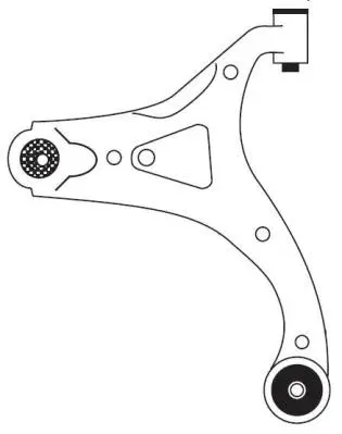 Control/Trailing Arm, wheel suspension (F4505)