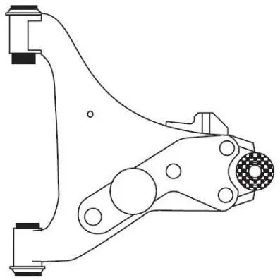 Control/Trailing Arm, wheel suspension (F4453)