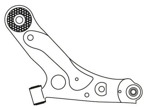 Control/Trailing Arm, wheel suspension (F4104)