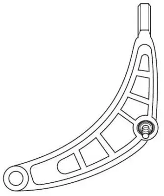 Control/Trailing Arm, wheel suspension (F4467)