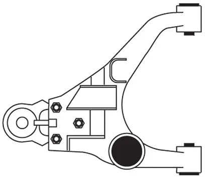 Control/Trailing Arm, wheel suspension (F3634)