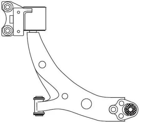 Control/Trailing Arm, wheel suspension (F4628)