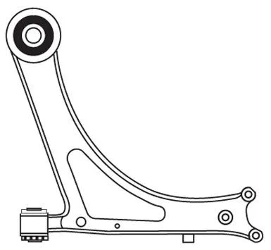 Control/Trailing Arm, wheel suspension (F3338)