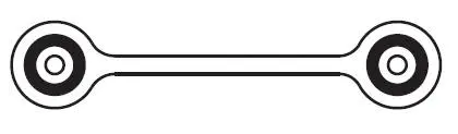 Link/Coupling Rod, stabiliser bar (F4005)