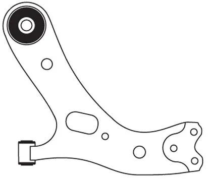 Control/Trailing Arm, wheel suspension (F4215)