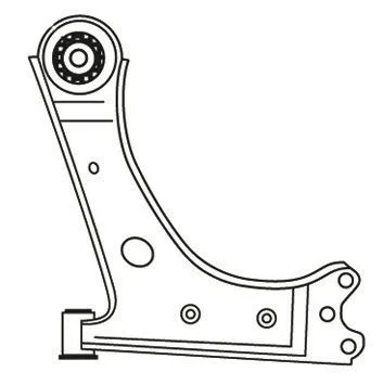 Control/Trailing Arm, wheel suspension (F3683)