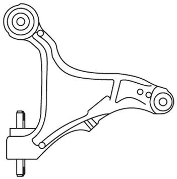 Control/Trailing Arm, wheel suspension (F4219)