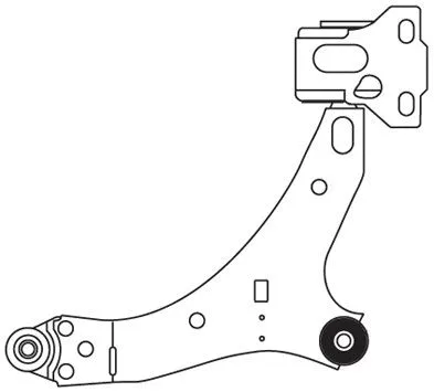 Control/Trailing Arm, wheel suspension (F4227)