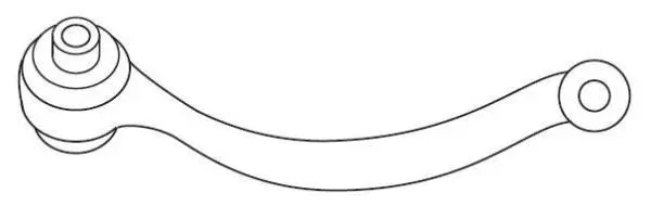 Control/Trailing Arm, wheel suspension (F4529)
