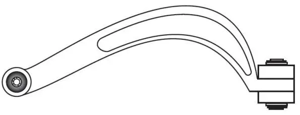 Control/Trailing Arm, wheel suspension (F4593)