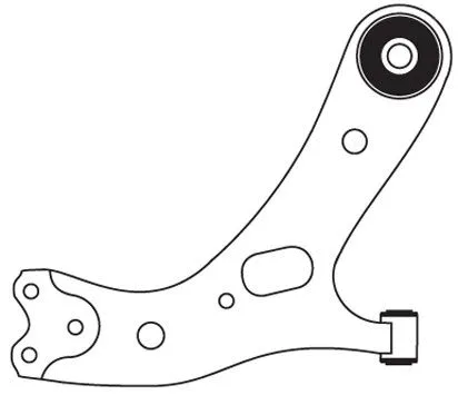Control/Trailing Arm, wheel suspension (F4214)