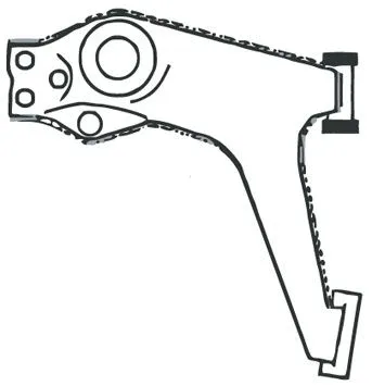 Control/Trailing Arm, wheel suspension (F2081)