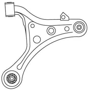 Control/Trailing Arm, wheel suspension (F4203)