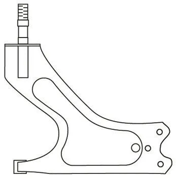 Control/Trailing Arm, wheel suspension (F3238)