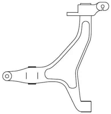 Control/Trailing Arm, wheel suspension (F4586)