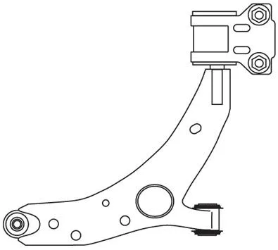 Control/Trailing Arm, wheel suspension (F4188)