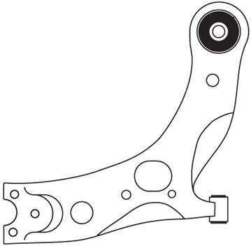 Control/Trailing Arm, wheel suspension (F3832)