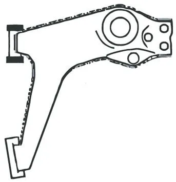 Control/Trailing Arm, wheel suspension (F2082)