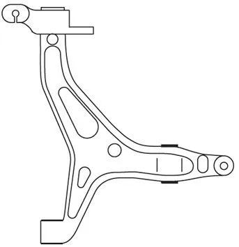 Control/Trailing Arm, wheel suspension (F3131)
