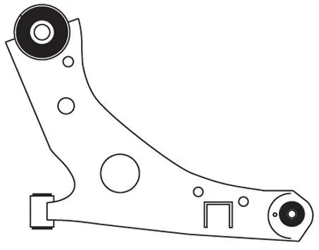Control/Trailing Arm, wheel suspension (F3413)