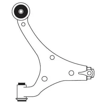 Control/Trailing Arm, wheel suspension (F3289)