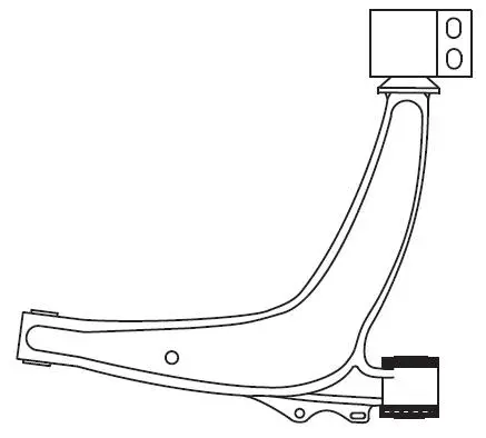 Control/Trailing Arm, wheel suspension (F4444)