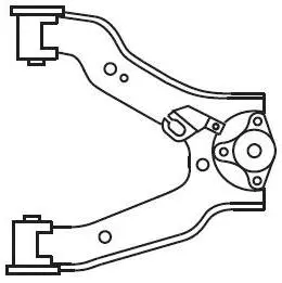 Control/Trailing Arm, wheel suspension (F4455)