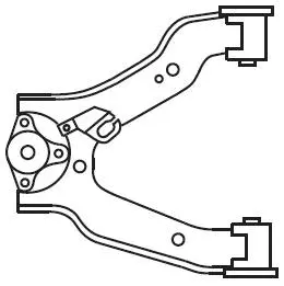 Control/Trailing Arm, wheel suspension (F4454)