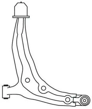Control/Trailing Arm, wheel suspension (F3967)