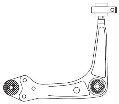 Control/Trailing Arm, wheel suspension (F4402)