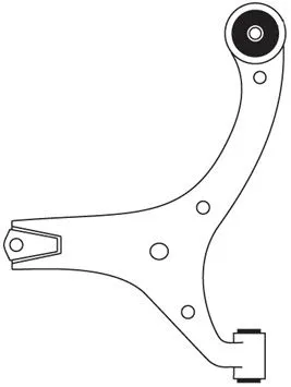 Control/Trailing Arm, wheel suspension (F3502)