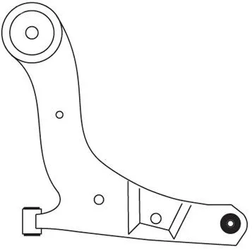 Control/Trailing Arm, wheel suspension (F3323)
