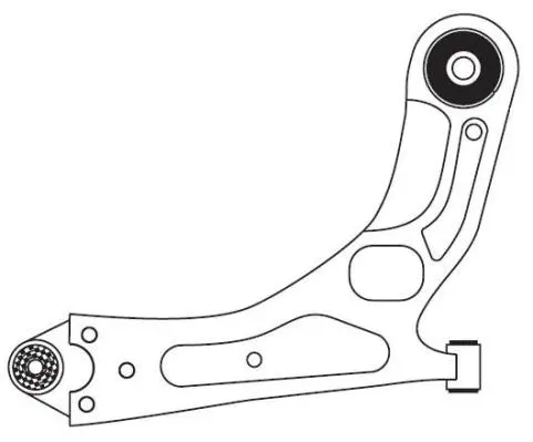 Control/Trailing Arm, wheel suspension (F4623)